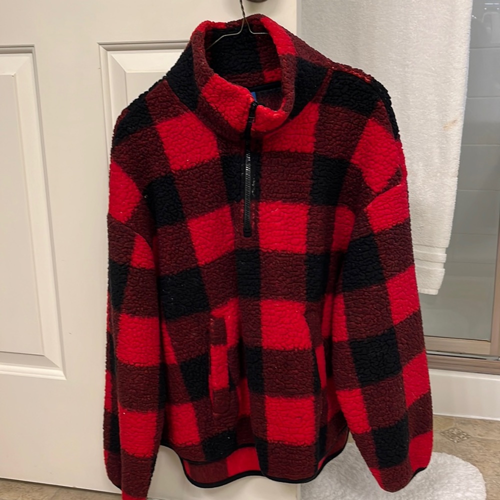 Old Navy Fleece Half Zip Jacket. Size L